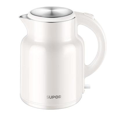 苏泊尔(SUPOR)墩墩大容量电水壶热水壶 2L大容量全钢无缝双层防烫电热水壶 304不锈钢烧水壶 2L SW-20T0