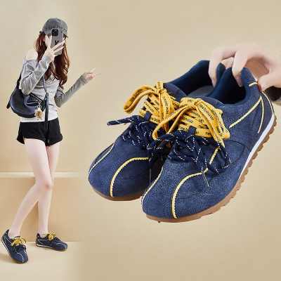 ins韩版新款阿甘鞋女秋季学生跑步运动厚底增高休闲鞋