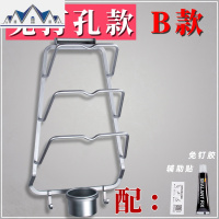 锅盖架壁挂超大免打孔厨房带接水置物太空铝收纳多层挂钩通用拆卸 三维工匠收纳层架