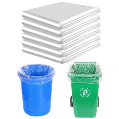 古达大号白色透明塑料袋大垃圾袋加厚超大特大装被子打包搬家收纳袋 宽50x长60cm[100只]