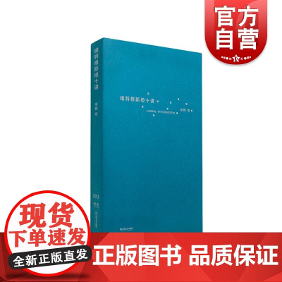 维特根斯坦十讲 浙江大学教授楼巍讲解维特根斯坦10堂哲学课西方哲学科普读物 上海文艺出版社
