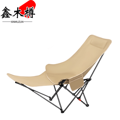 鑫木樽折叠椅卡其色把