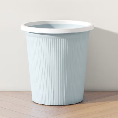 蕙如(HUIRU) 欧式家用条纹垃圾桶中号 个