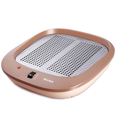 [精选]艾美特暖脚器HFW1009办公室宿舍家用红外取暖器家用脚电暖气 棕色