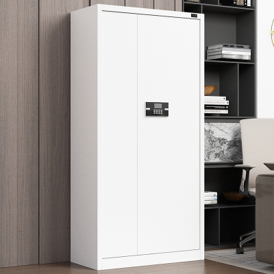 诚睿易邦保密柜密码柜保密文件柜密码锁办公柜暖白色通体钥匙锁无抽