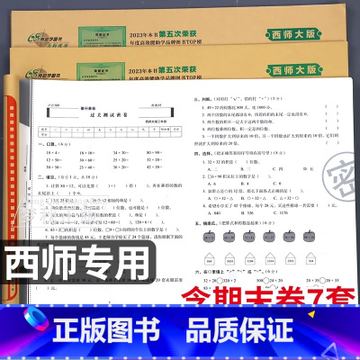 3册[西师版]数学+[人教版]语文+[外研版(3起)]英语 六年级上 [正版]2025新西师版数学期末冲刺100分小学一
