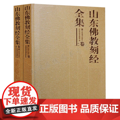 山东佛教刻经全集(上下卷) 赖非 佛教文化艺术书籍 佛教刻经雕塑 山东美术出版社
