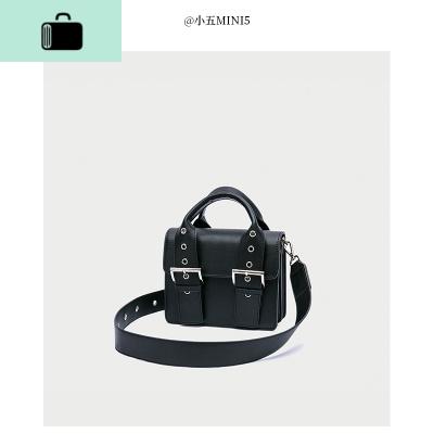 小方包女宽带宽肩带单肩手提高级感风琴包个性小众设计时尚小包包NEW LAKE女士手提包