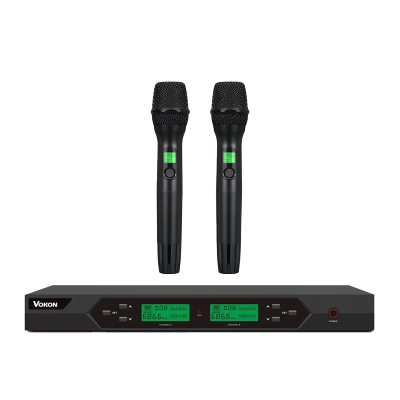 VOKON 沃云 无线话筒[一拖二主机+手持话筒] VT-T906