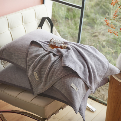 天山柔全棉双面情侣双人单人款枕巾