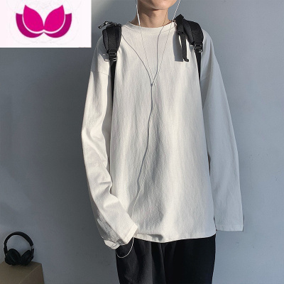 七斓2023年新款宽松长袖t恤女韩版洋气时尚卫衣内搭打底上衣