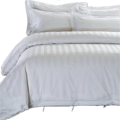 豆恒实(DHS)1.2米床40支全棉缎条纯色四件套 ZY-SJT15/套