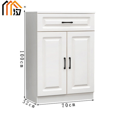 汐木质鞋柜两门个