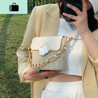 夏天编小包包洋气女包2020流行新款潮时尚网红斜挎包百搭编织包NEW LAKE女士单肩包