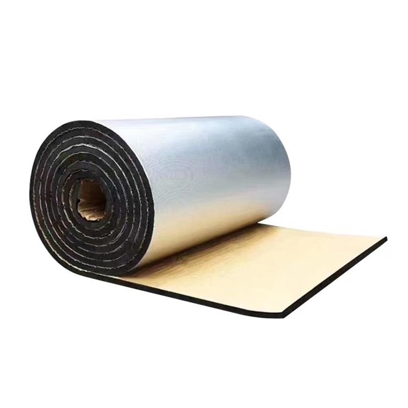 盛京联硕铝箔自粘橡塑保温板宽度约1米 厚度约10mm 方格铝板+背胶平方米