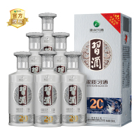 贵州习酒 银质 习酒53度 500ml *6瓶 整箱装酱香高度白酒 新版(習酒XI LIQUOR)