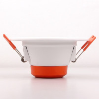 佛山照明(FSL)LED筒灯 嵌入式天花灯全铝材全白2.5寸5W开孔75-90mm 白光(6500K)