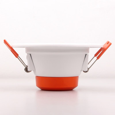 佛山照明(FSL)LED筒灯 嵌入式天花灯全铝材全白2.5寸5W开孔75-90mm 白光(6500K)