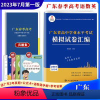 广东省 语数英全真模拟试卷+3年真题 [正版]2025年广东省春季高考普通高中学业水平考试全真模拟试卷语文数学英语合订本
