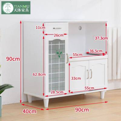 厨房餐边柜 微波炉柜子实木储物柜茶水柜电器柜收纳柜碗柜置物柜