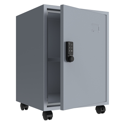 鑫环境 单门铁皮文件柜资料活动柜家用小型密码储物柜桌面桌下柜移动壁挂带锁小柜子文件收纳柜