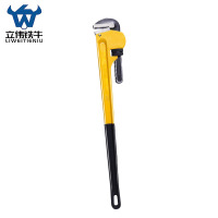 立伟铁牛重型沾塑管钳超大开口36寸/把