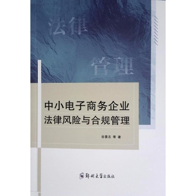 正版新书]中小电子商务企业法律风险与合规管理谷景志 等 著9787