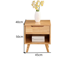 伊洛源 实木床边柜