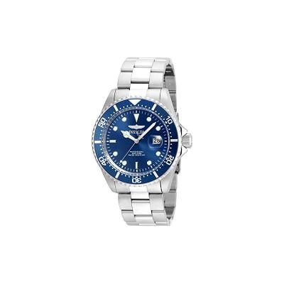 Invicta男士蓝盘不锈钢防水米石英潜水腕表