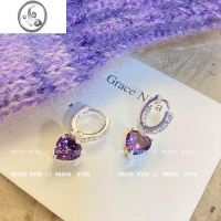 JiMi缤纷糖果~多彩爱心耳扣耳环2023新款洋气耳钉ins轻奢高级感耳饰女