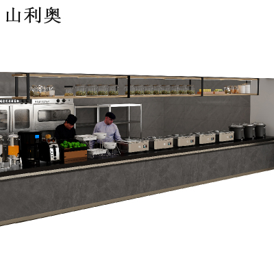 山利奥 自助餐台 长13.08m 1个