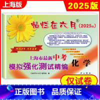 化学 上海 [正版]2025新版 灿烂在六月 中考化学 仅试卷 上海市新中考模拟强化测试精编 初一初二初三年级 中考化学