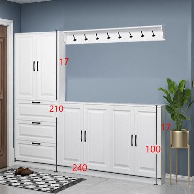 支持定做口家用鞋柜15‘17CM超薄衣帽柜大容量厅柜经济型简约