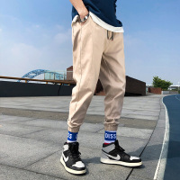 梵克公牛@男穿搭 工装裤男束脚2020热卖四季宽松牌男士休闲裤个九分时尚裤男