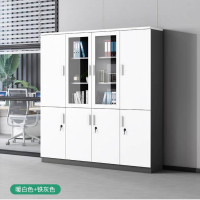 悦山8门文件柜 1600*400*2000mm 顶板层板:E0级颗粒板材