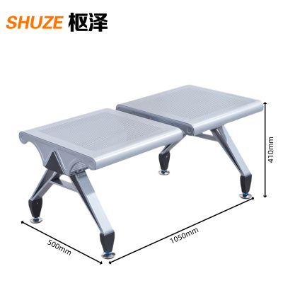 枢泽 不锈钢连排椅 双人位 张