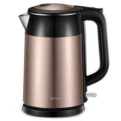 苏泊尔(SUPOR)1.7L全钢无缝双层防烫304不锈钢电热水壶SWF17S26A