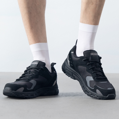 Skechers斯凯奇男鞋新款透气轻便减震软底休闲鞋运动老爹鞋894272-BBK ZP