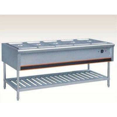 五格保温台1800*700*800厚度1.0mm 304不锈钢材质220V保温售饭台不锈钢保温汤池快餐车自助餐保温炉摆摊