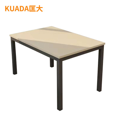 匡大餐桌 阅览室桌子 1.2米食堂钢架餐厅桌子 KDT951