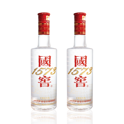 泸州老窖 国窖1573 52度250ml*2 光瓶版 浓香型白酒