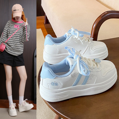 小白鞋子女秋季新款韩版ins女学生休闲潮流百搭女鞋