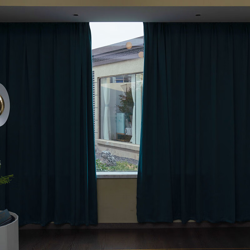 福芳布艺窗帘办公室会议室宿舍窗帘180*270cm/副