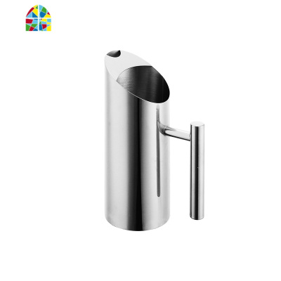 酒吧调酒扎壶不锈钢直身扎壶冷水壶果汁壶凉水壶咖啡壶厨房水壶 FENGHOU 2L直身扎壶-玫瑰金烧水壶