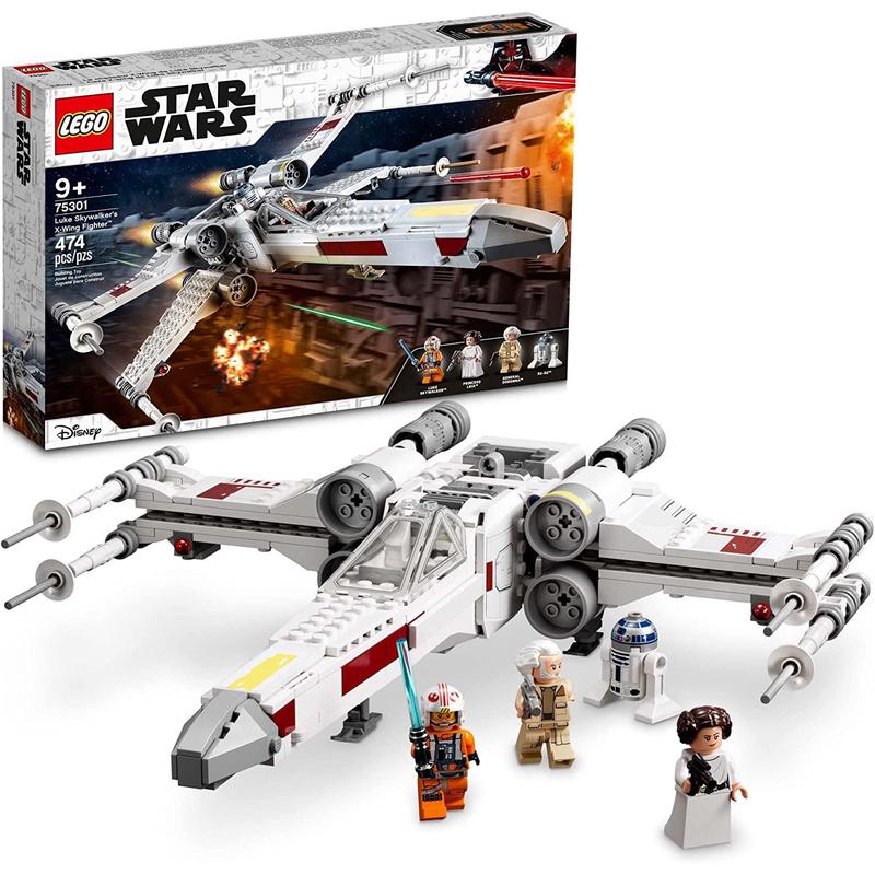 LEGO乐高星球大战卢克·天行者X翼战斗机75301 R2-D2机器人套装