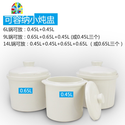 不锈钢电炖锅炖锅家用煮粥全自动隔水炖盅汤锅 FENGHOU 6L全钢多功能(定时预约全钢底)