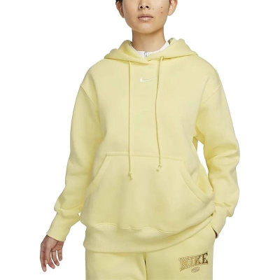 NIKE耐克连帽卫衣运动休闲加绒保暖针织女装套头衫DQ5861-706 D