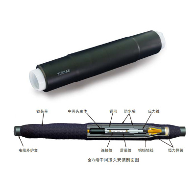 沃尔 冷缩附件 全冷缩三芯中间接头 8.7/15-WLJ-3/4 300-400mm2