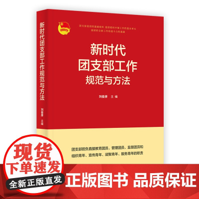 [央视网]新时代团支部工作规范与方法 共青团团委书记团员党员教育管理实用手册HJ