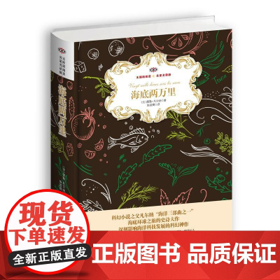 海底两万里 无障碍阅读 名家名译版 全译本(精装)